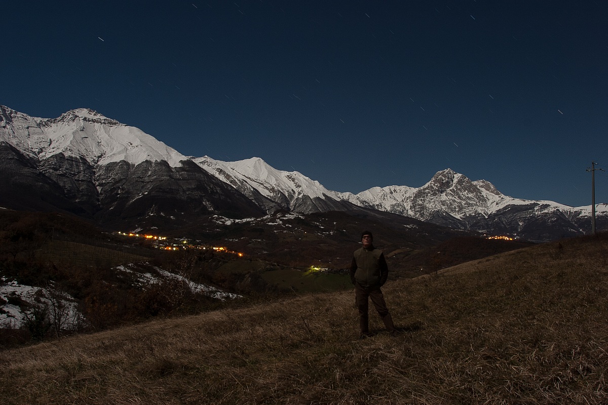 Gran Sasso filled with wool