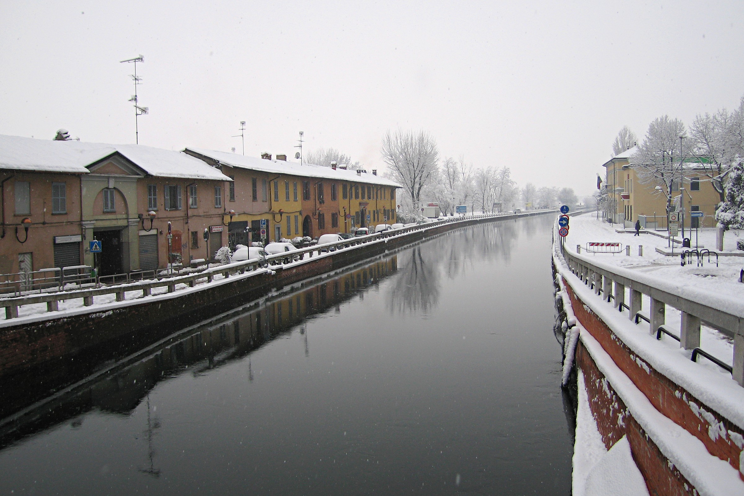 Neve sul Naviglio