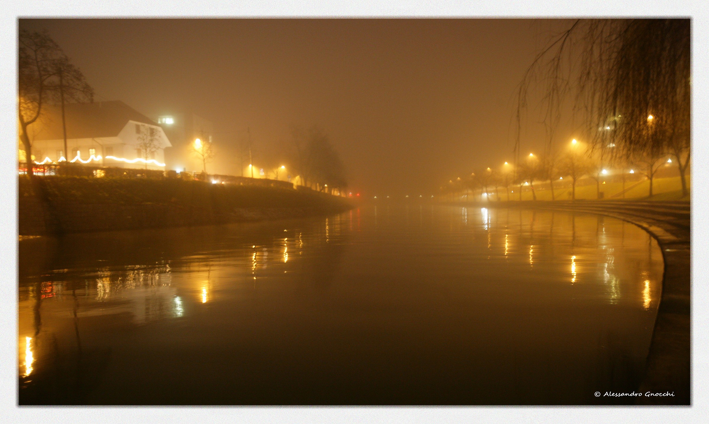 Ljubljanica nella nebbia