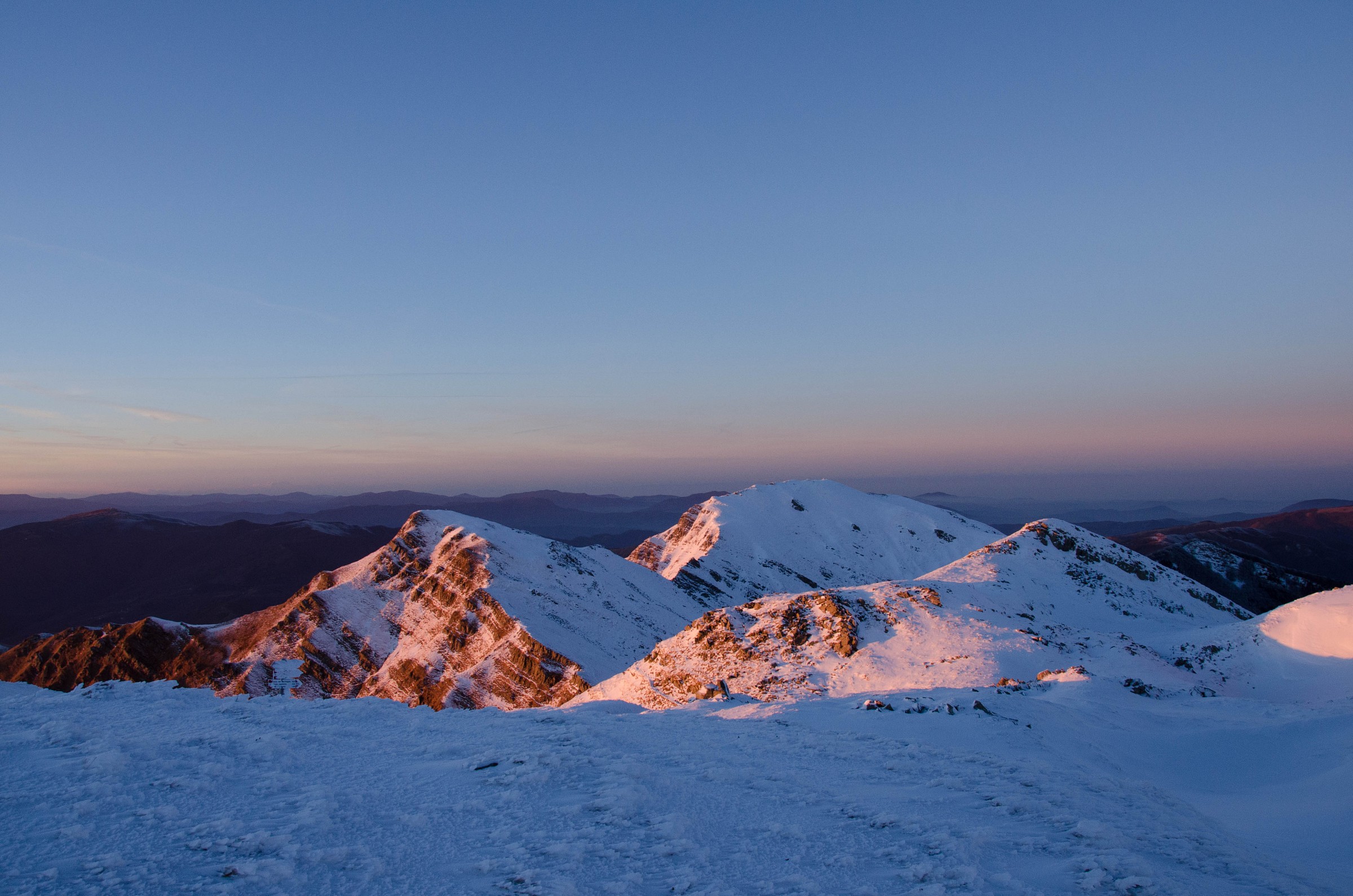 M. Braiola e M. 0rsaro al tramonto