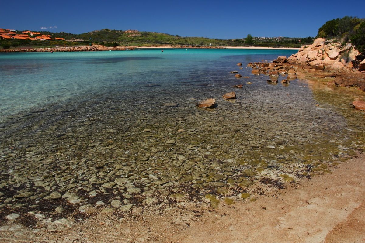 Beach and rocks on the coast ...
