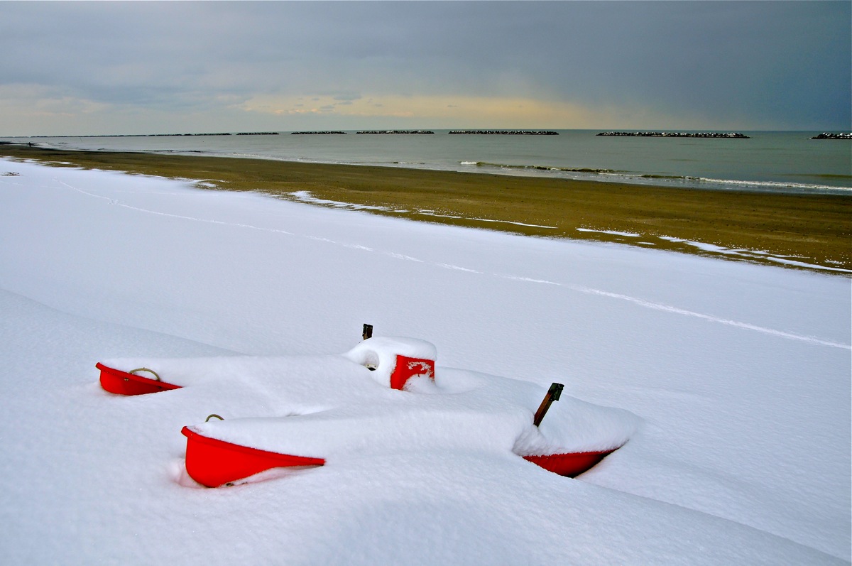 Cesenatico, winter
