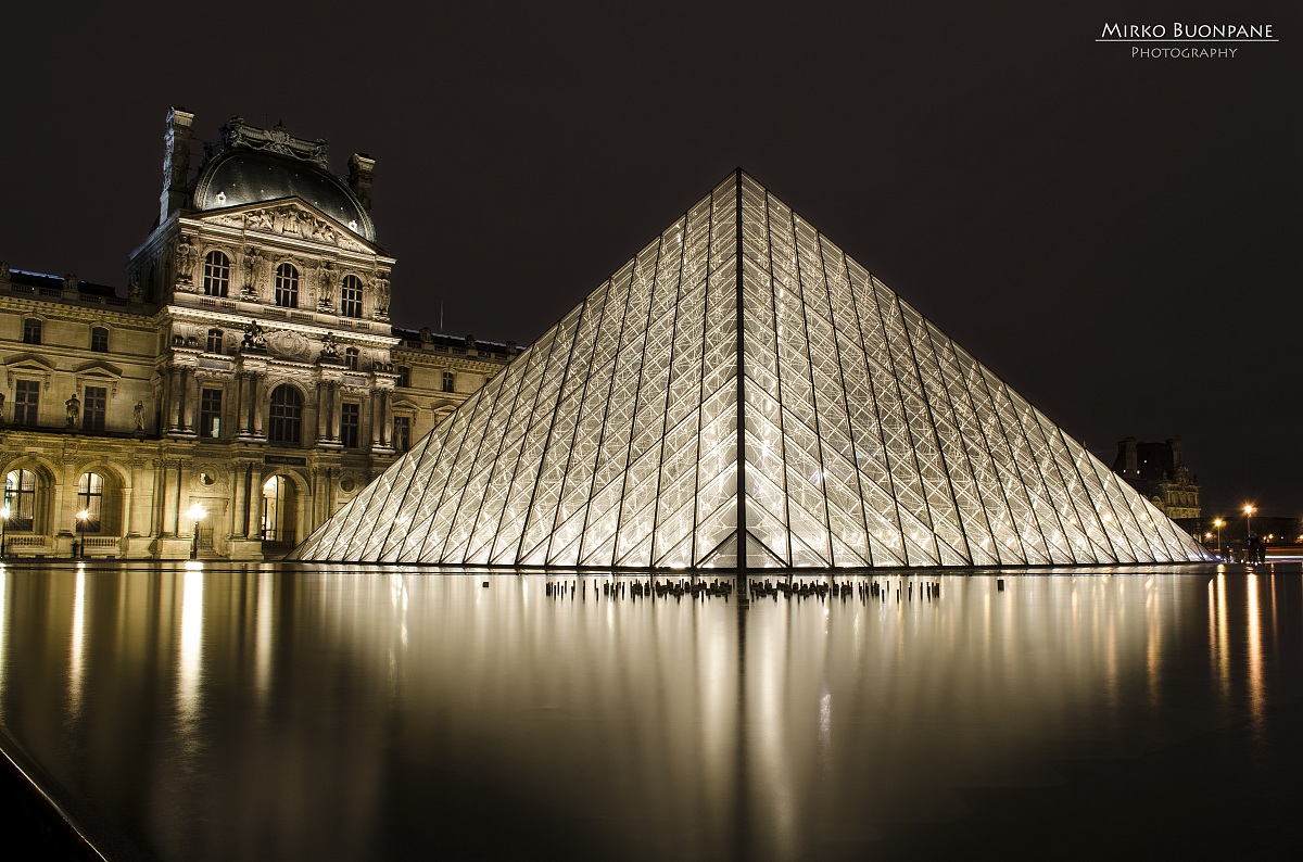 Louvre by night