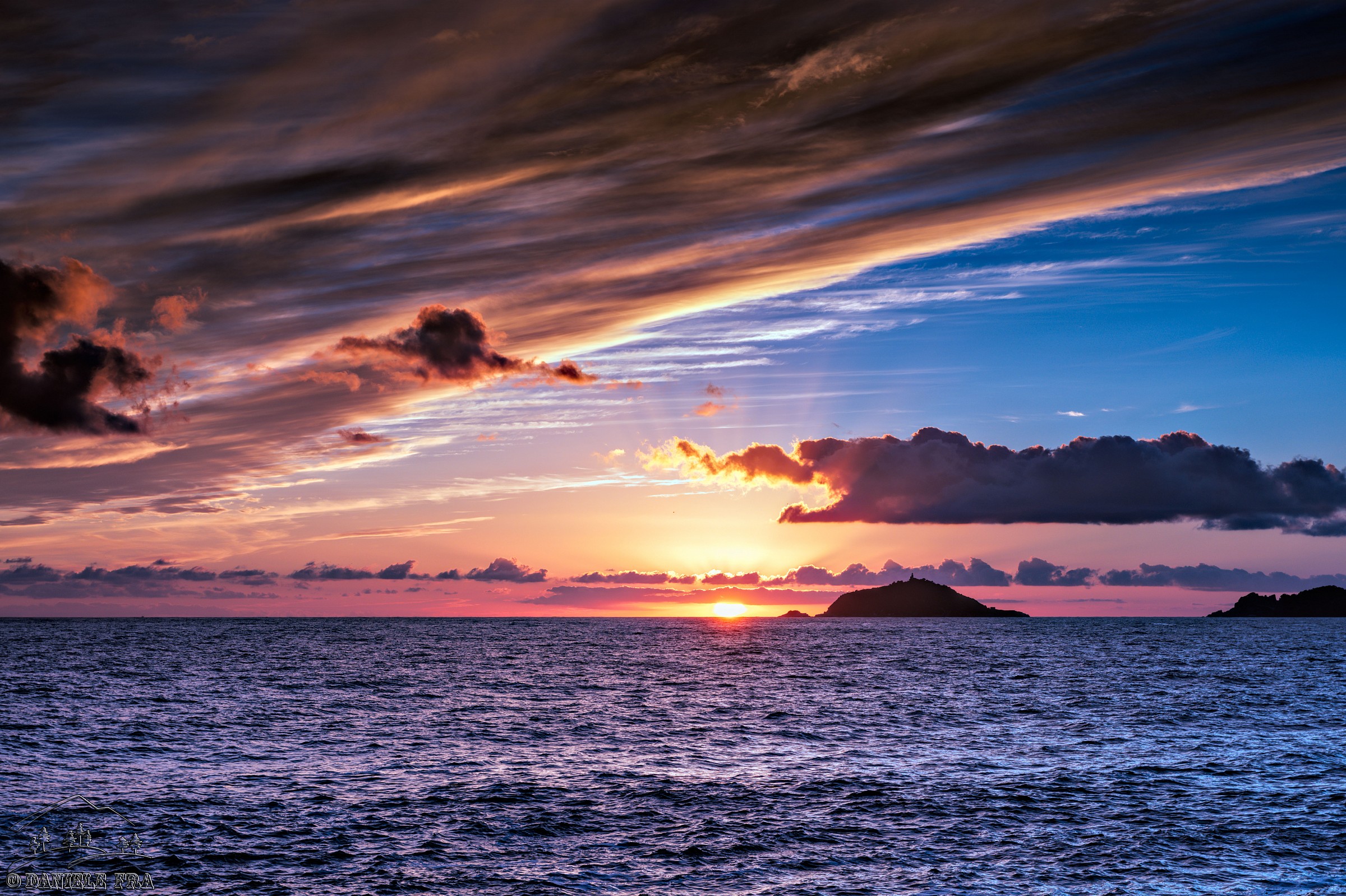 Tramonto sull'Isola Palmaria