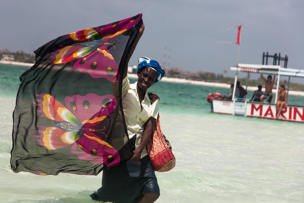 Una farfalla nel mare