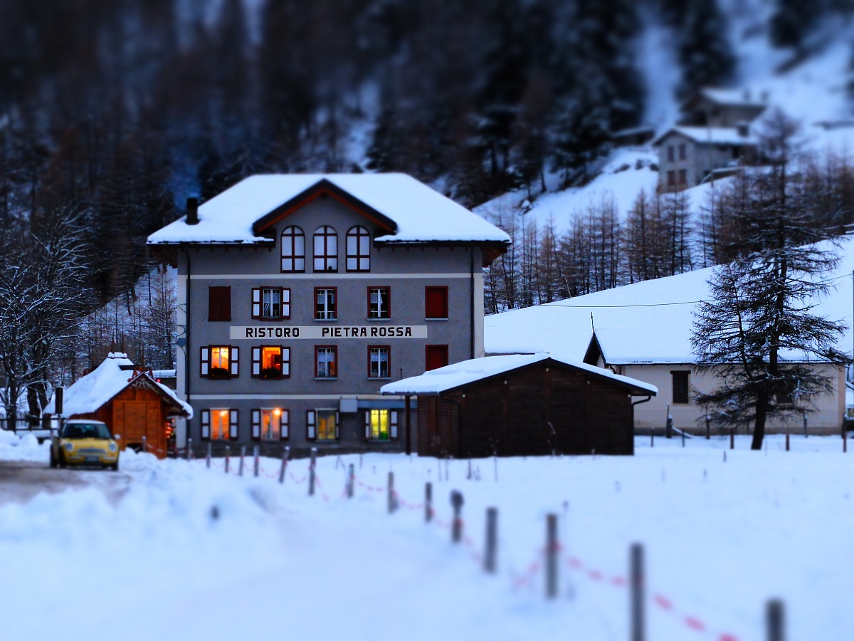 Miniatura in alta quota ...