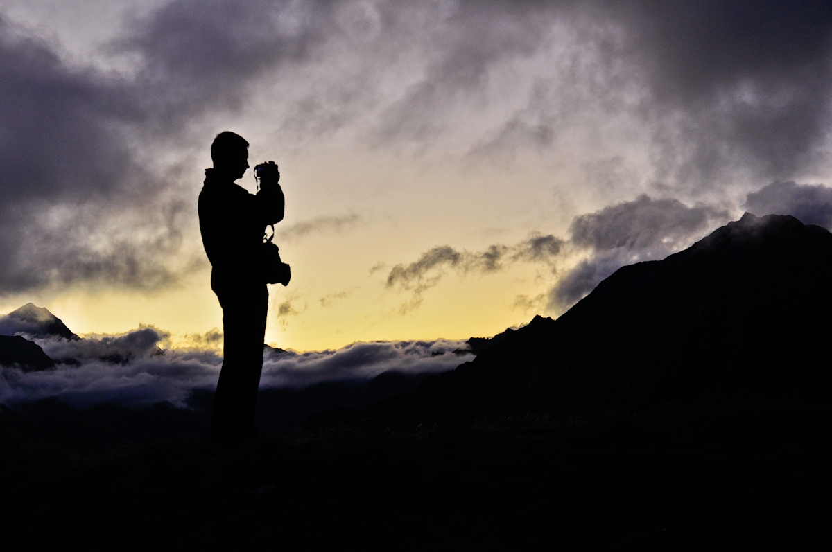 Sunrise on the Gran Paradiso