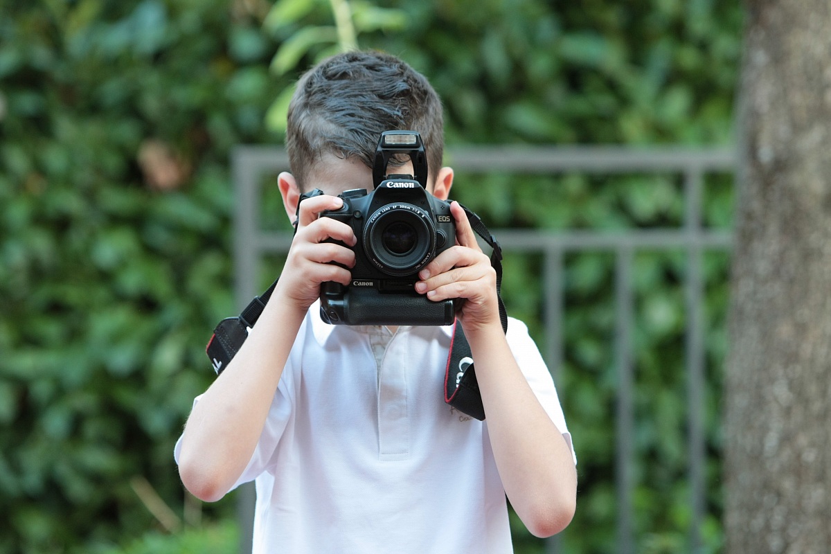 il mio piccolo grande fotografo