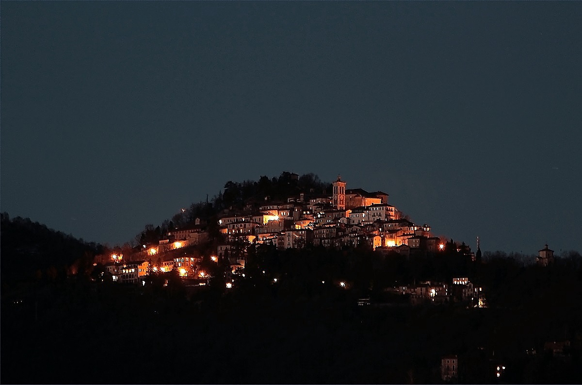 Sera al sacro monte di varese