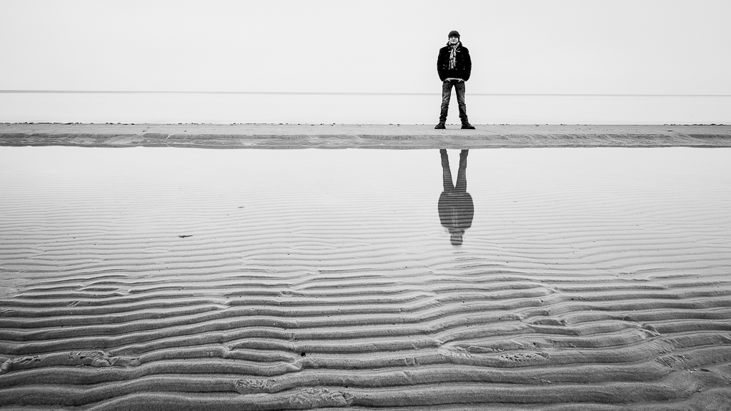 spiagge invernali della Lettonia
