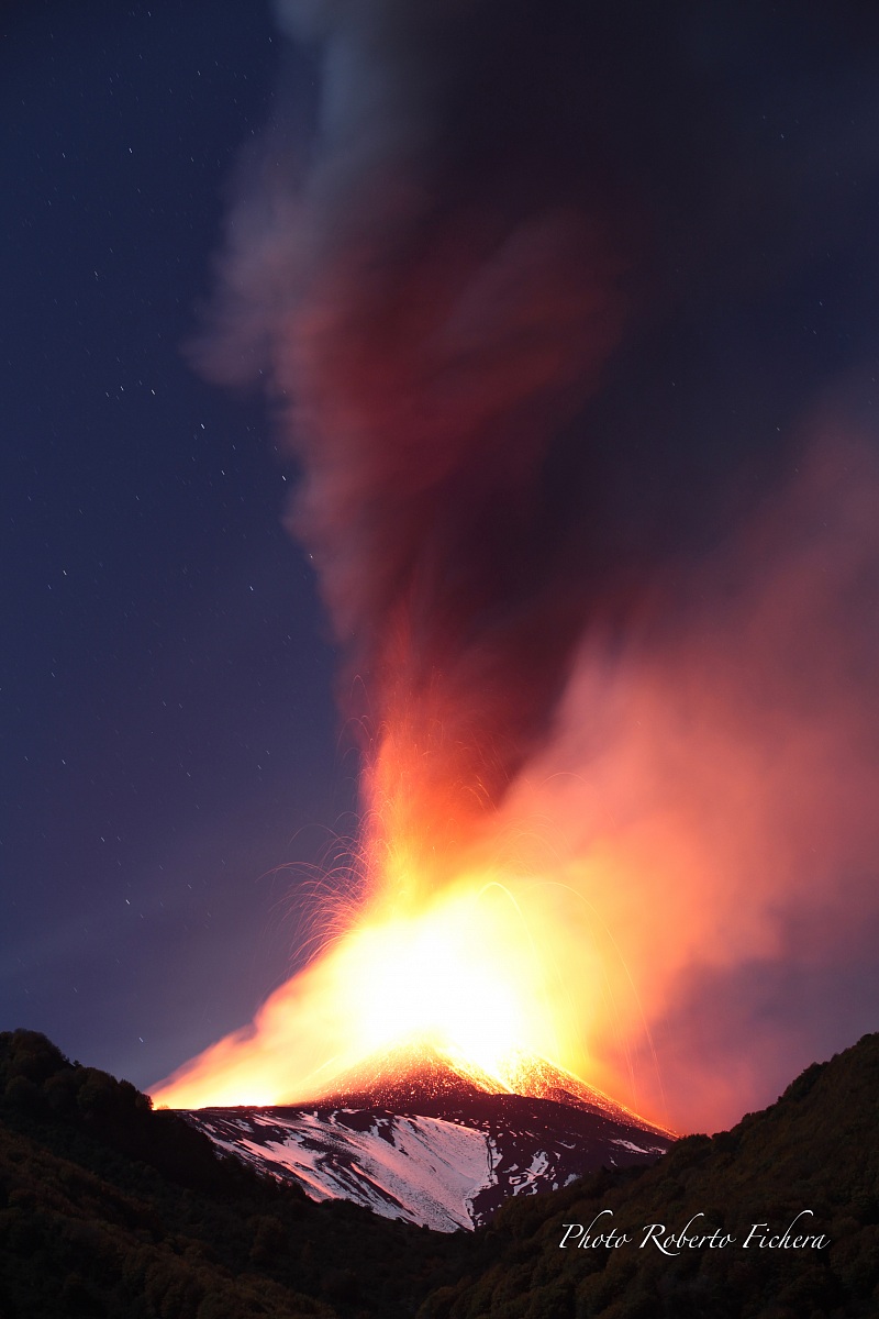 Etna Eruzione del 17 Nov. 2013