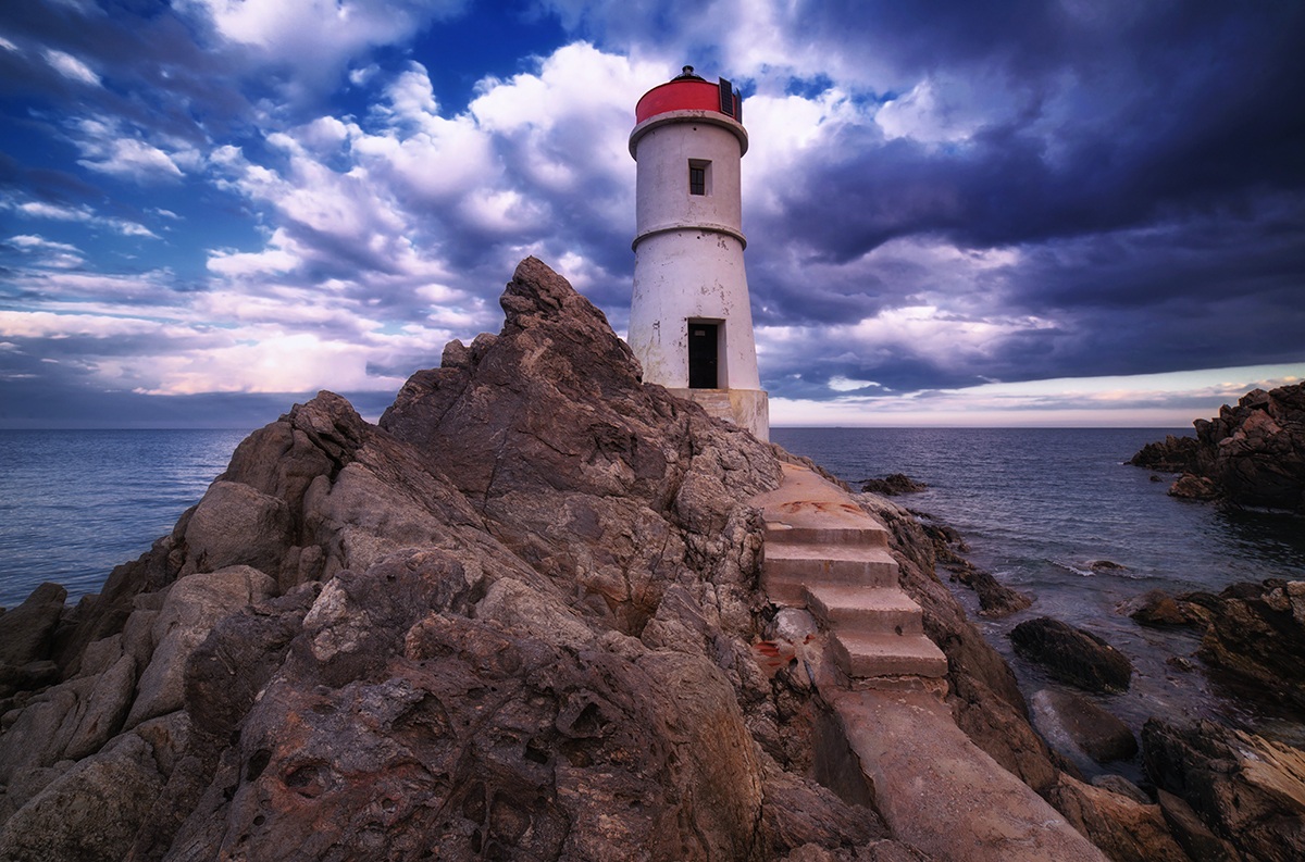 La stradina del vecchio faro