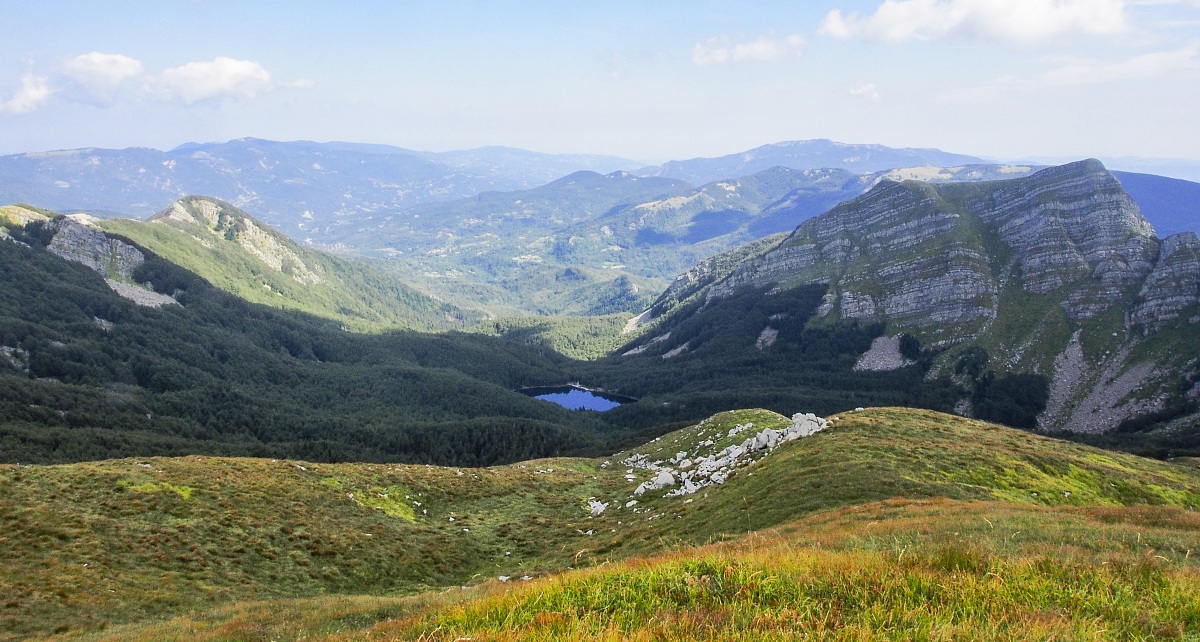 Holy Lake from the ridge