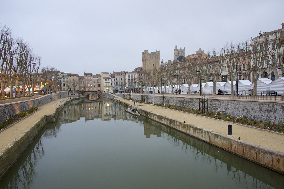 tramonto su Narbonne