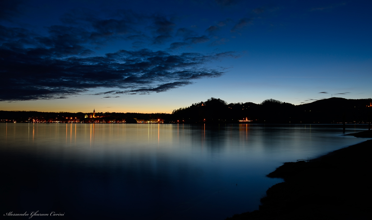 Un tramonto ad arona