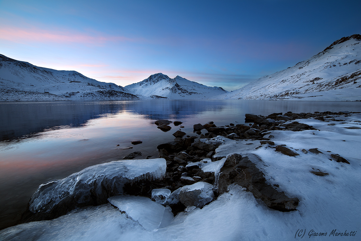 Sunset at Mont Cenis ...