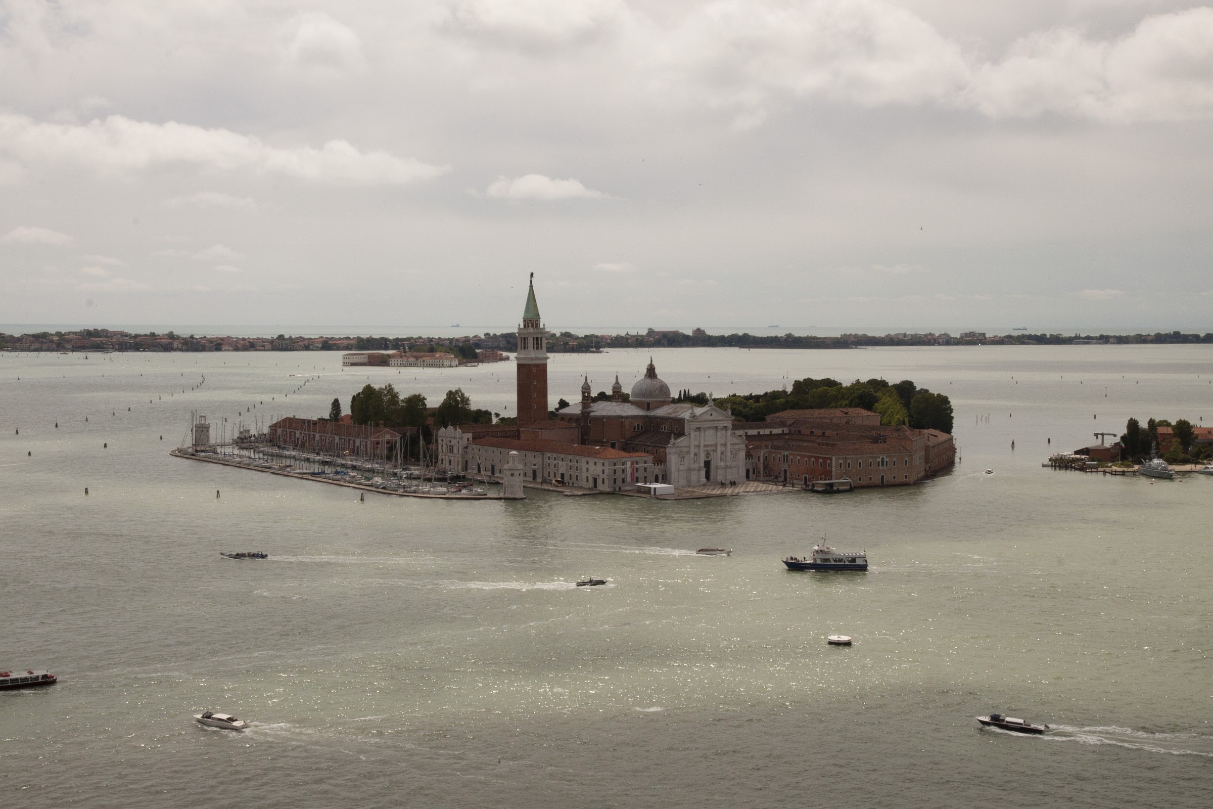 Chiesa di San Giorgio Maggiore dall'alto