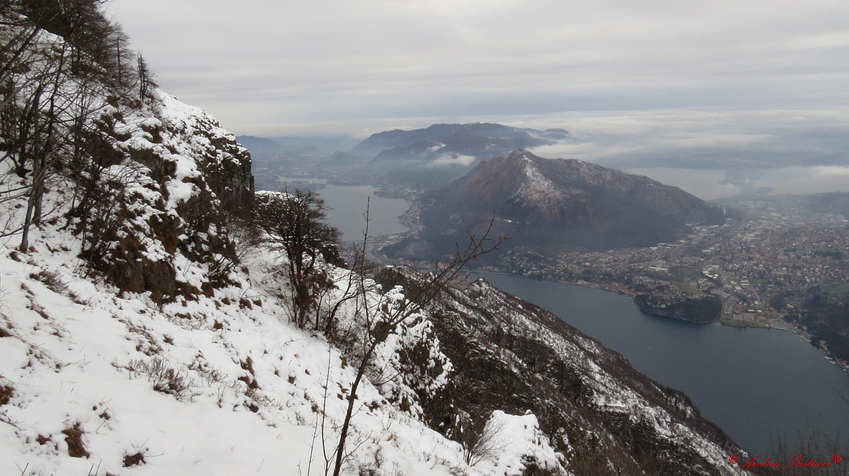 overlooking the lake