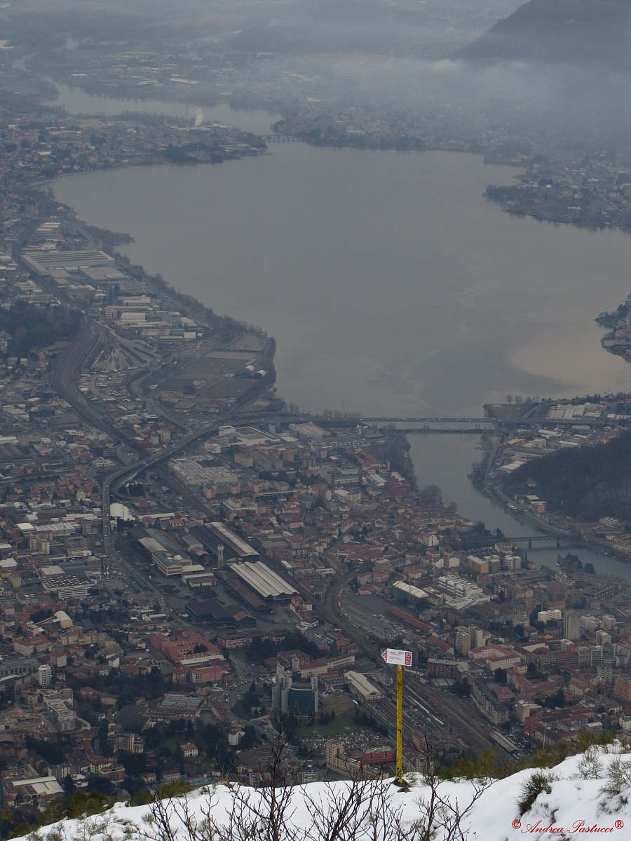 that path over the city .. 1200mt of altitude