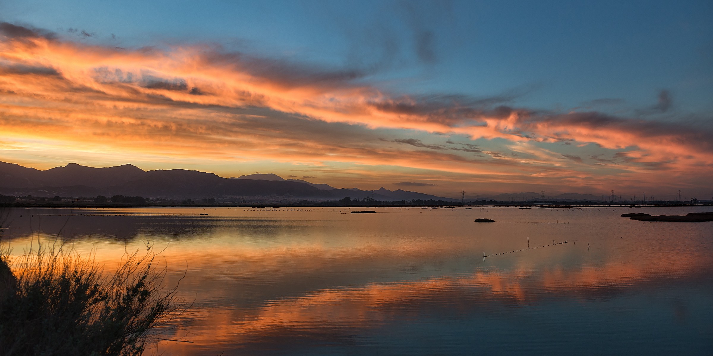 Tramonto sulla laguna