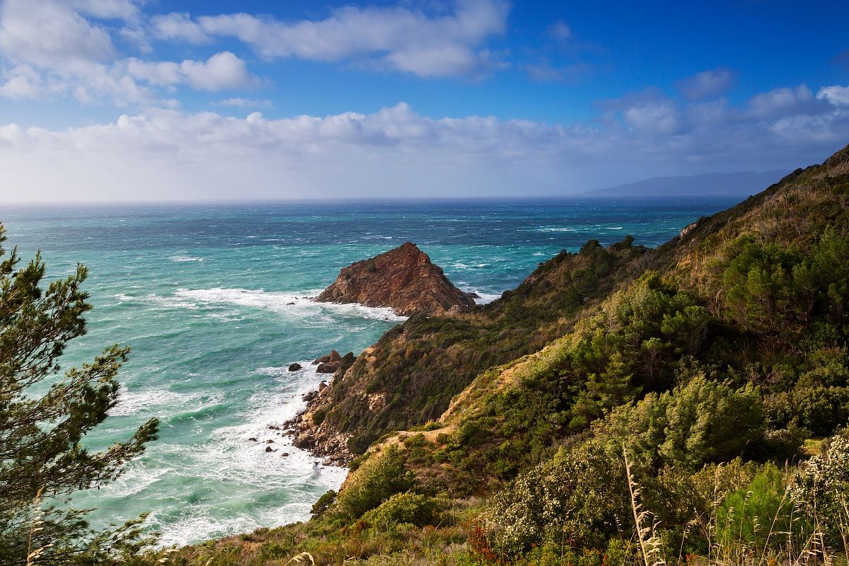 Panorama from Monte Argentario
