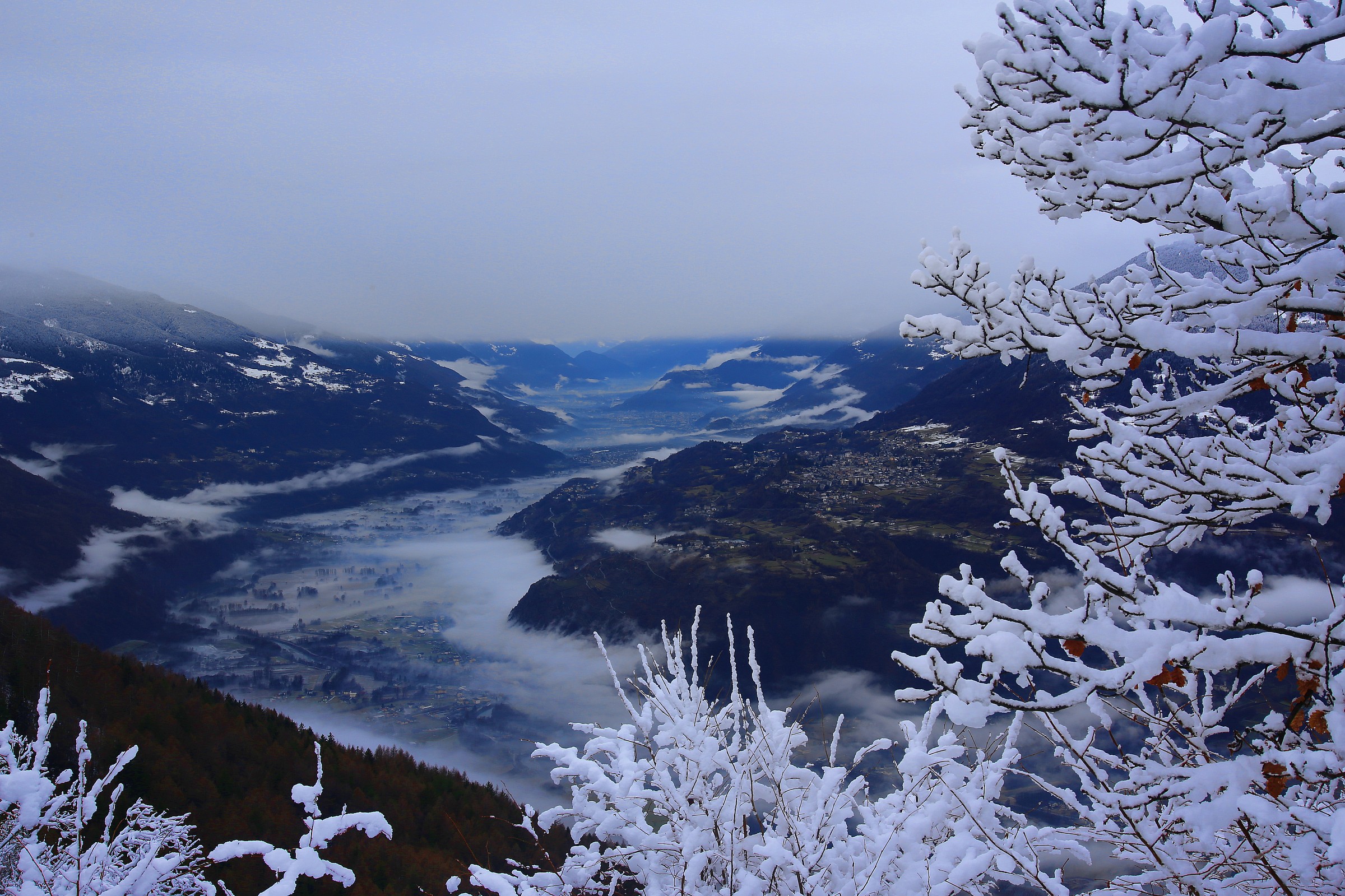 a glimpse of the valley