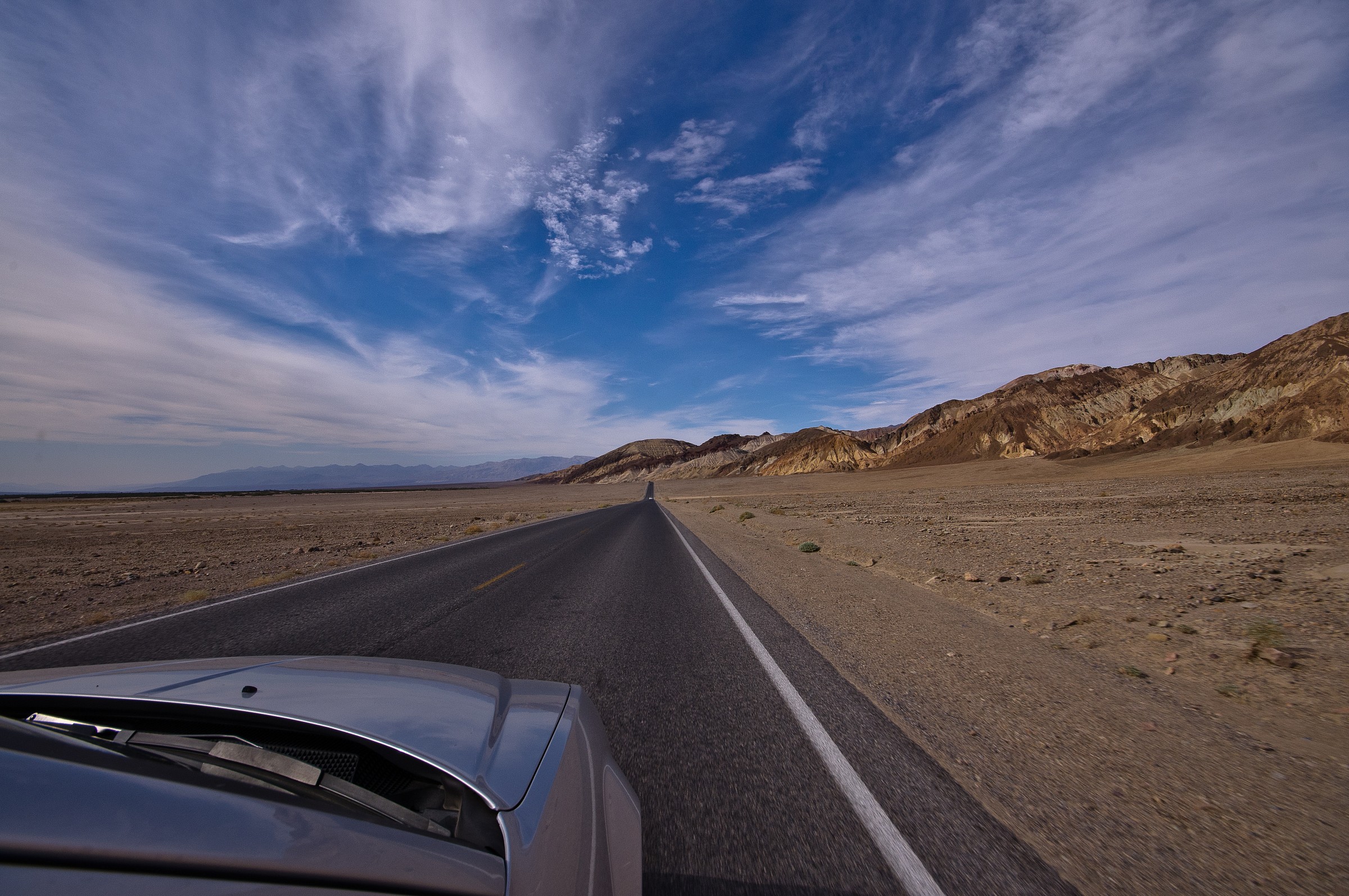 Driving trough the death valley
