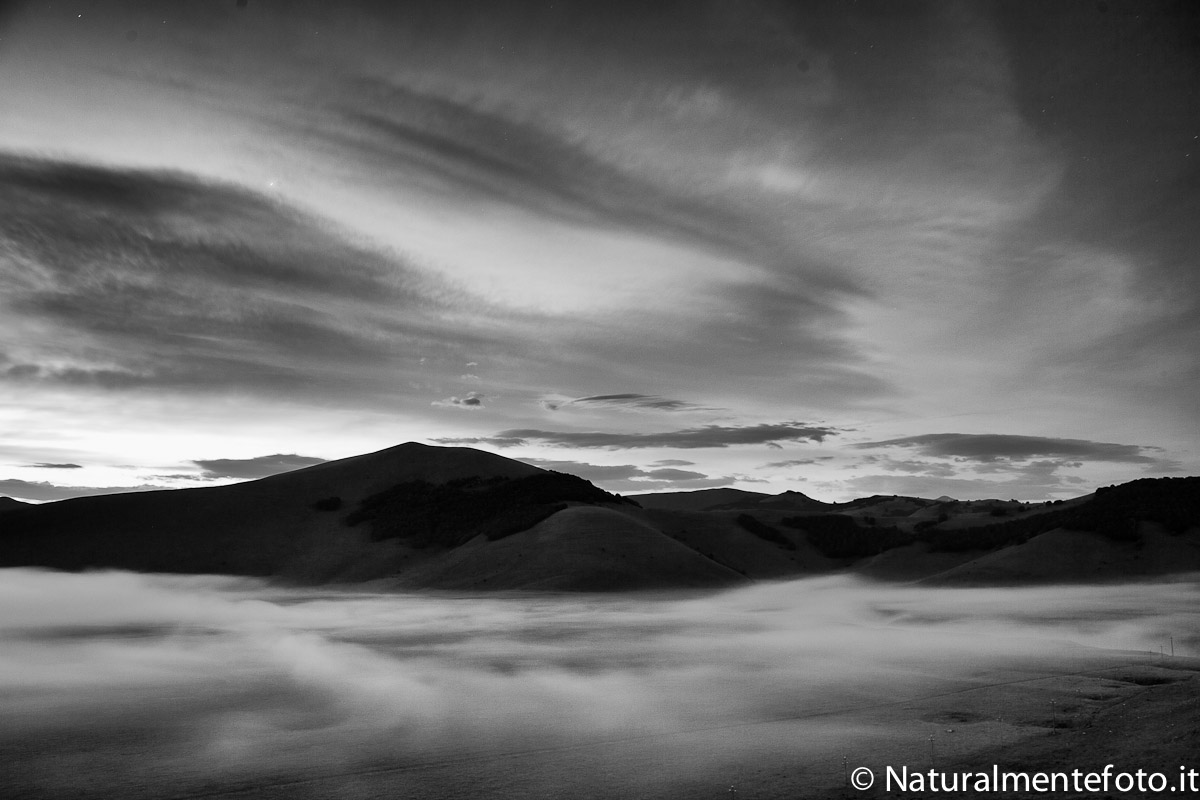 B & w castelluccio