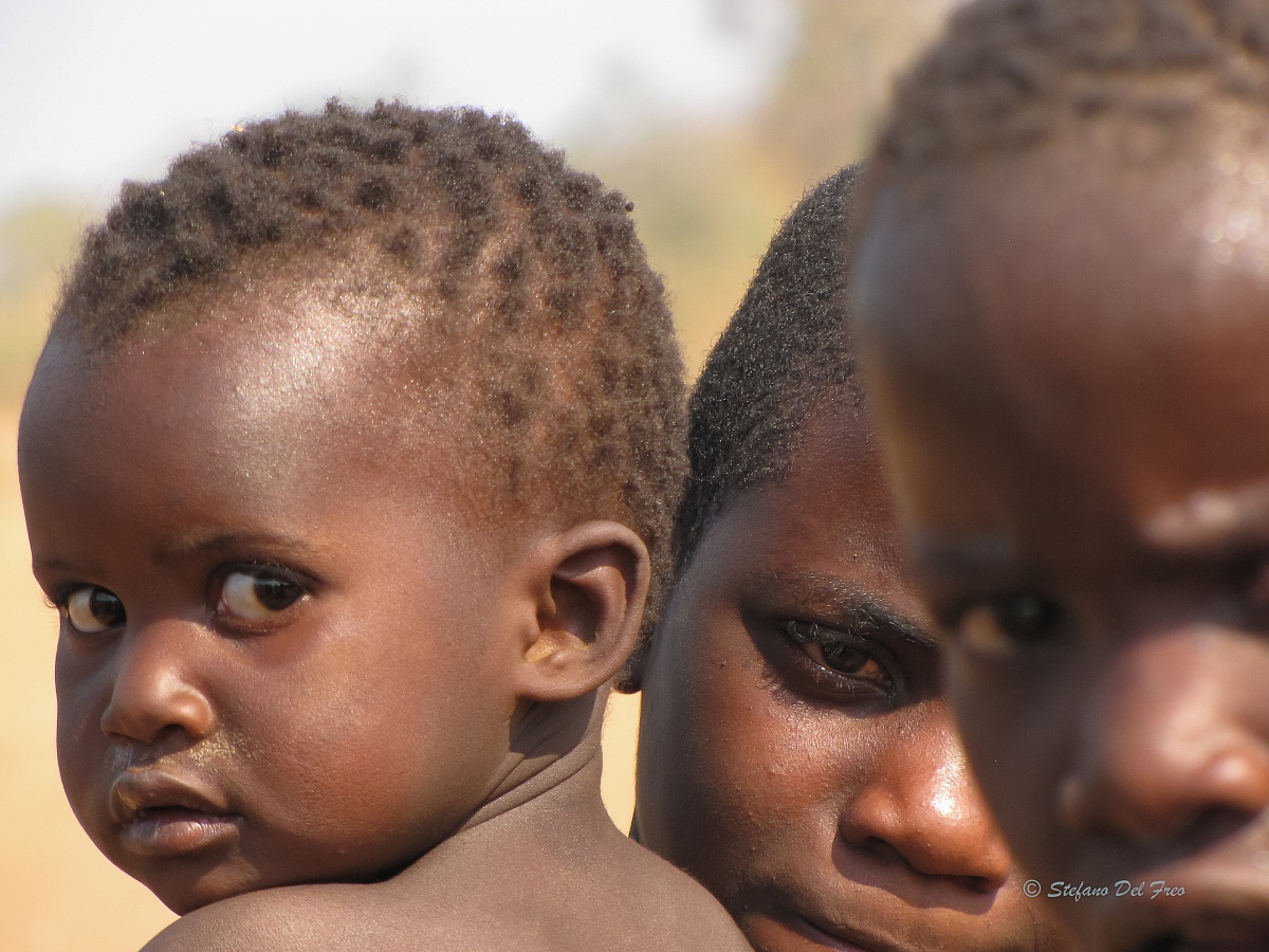 children of an African village