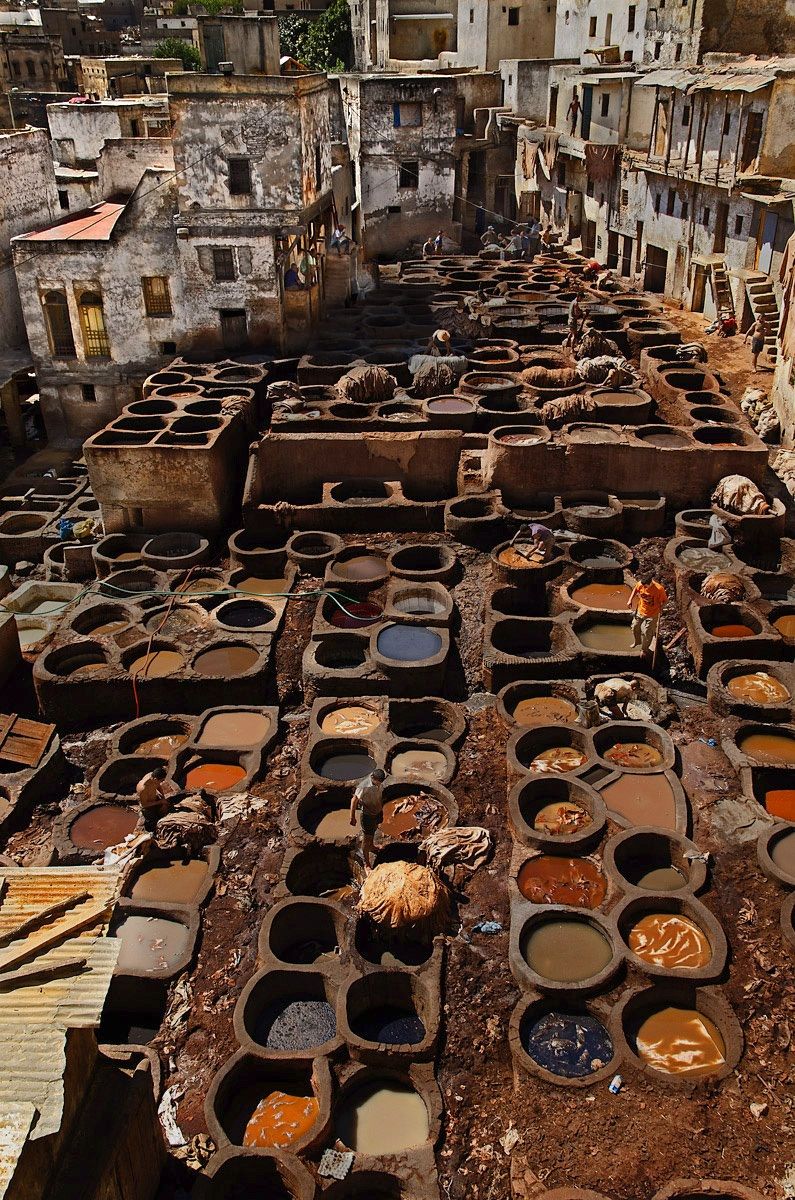 tanneries in Fez