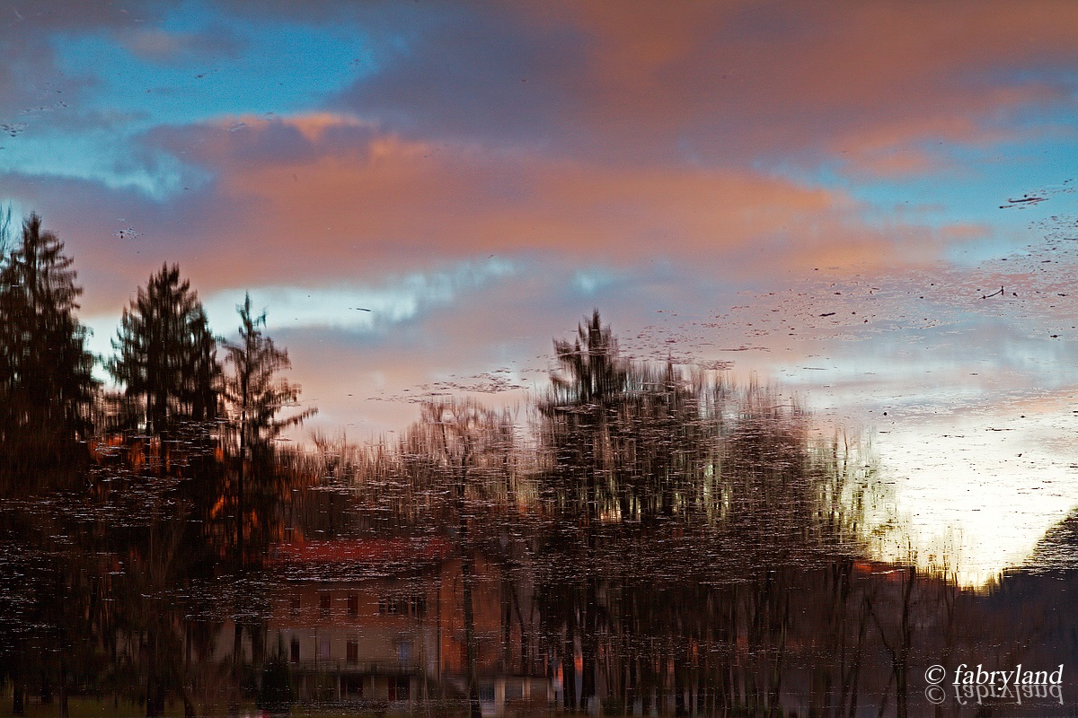 Riflessi al tramonto