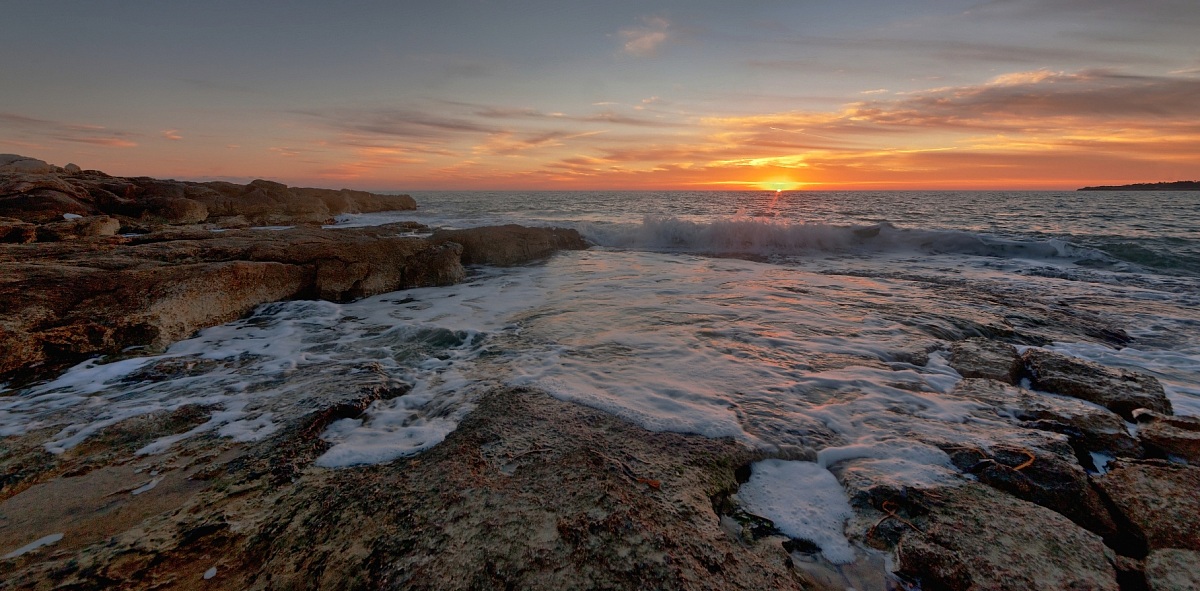 Primo tramonto 2014..