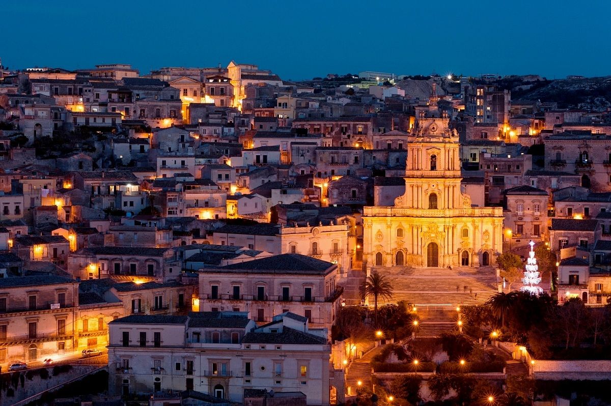 The sky is always bluer .. above Modica!
