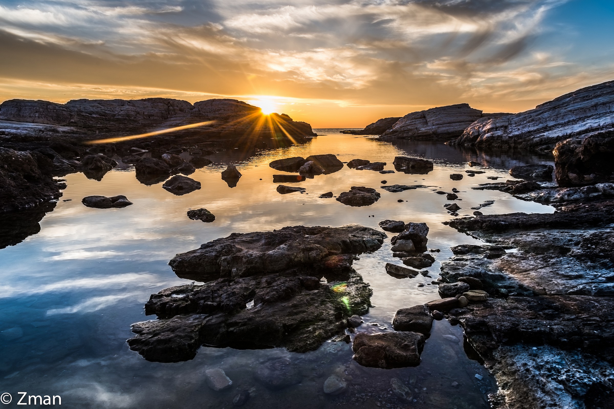 Sunset near Alrawoshe PiGEON rOCK