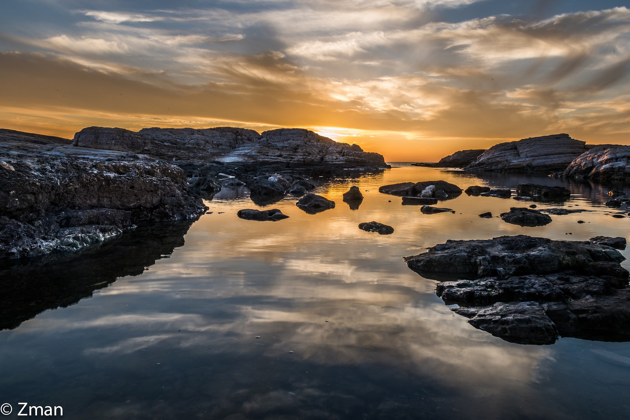 Sunset near Alrawoshe PiGEON rOCK