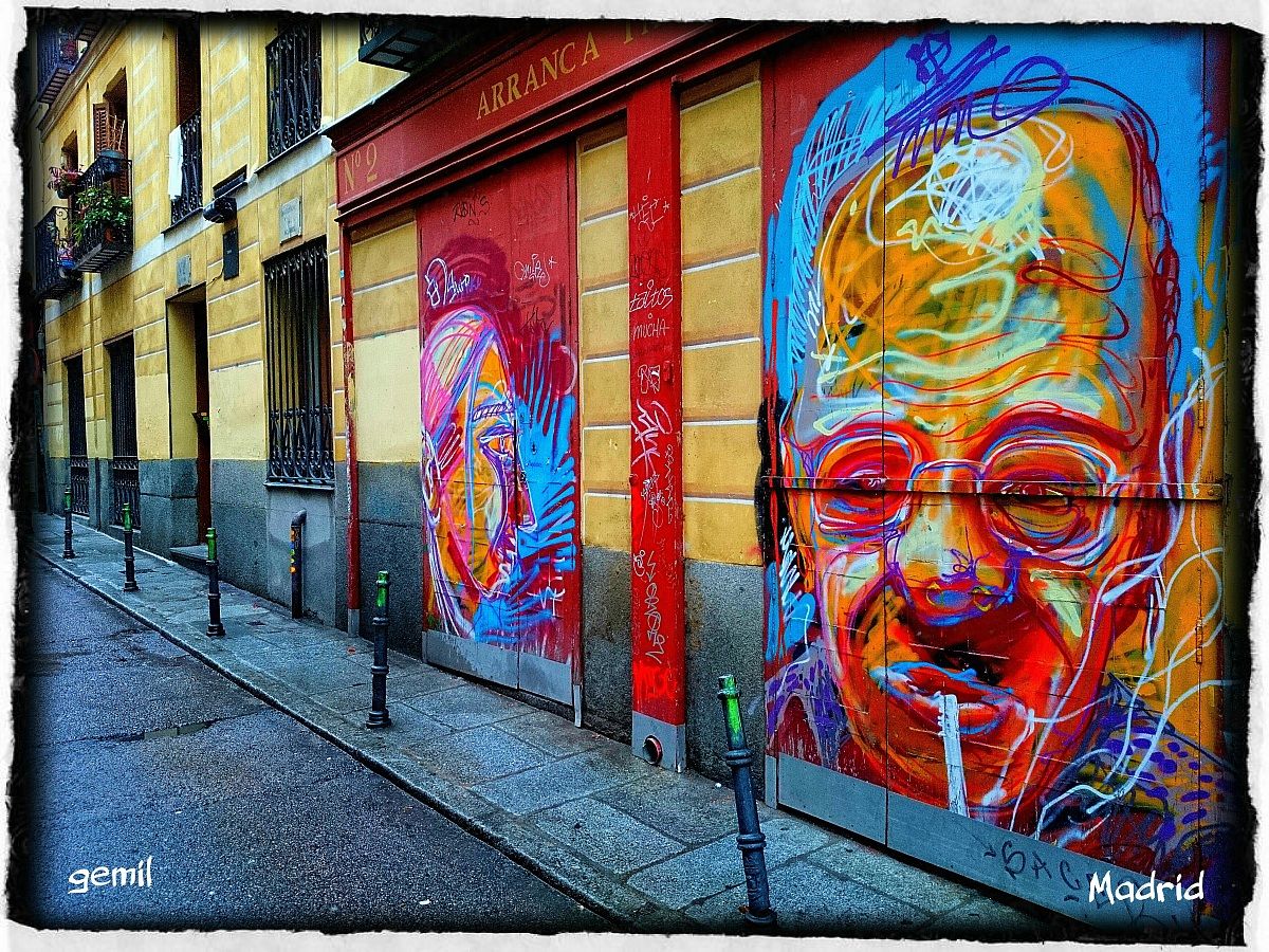 Madrid with a smartphone