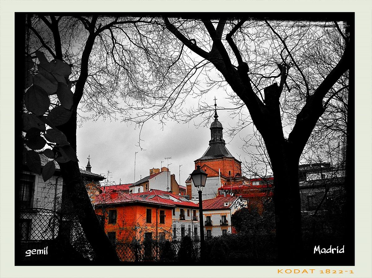 Madrid con uno smartphone