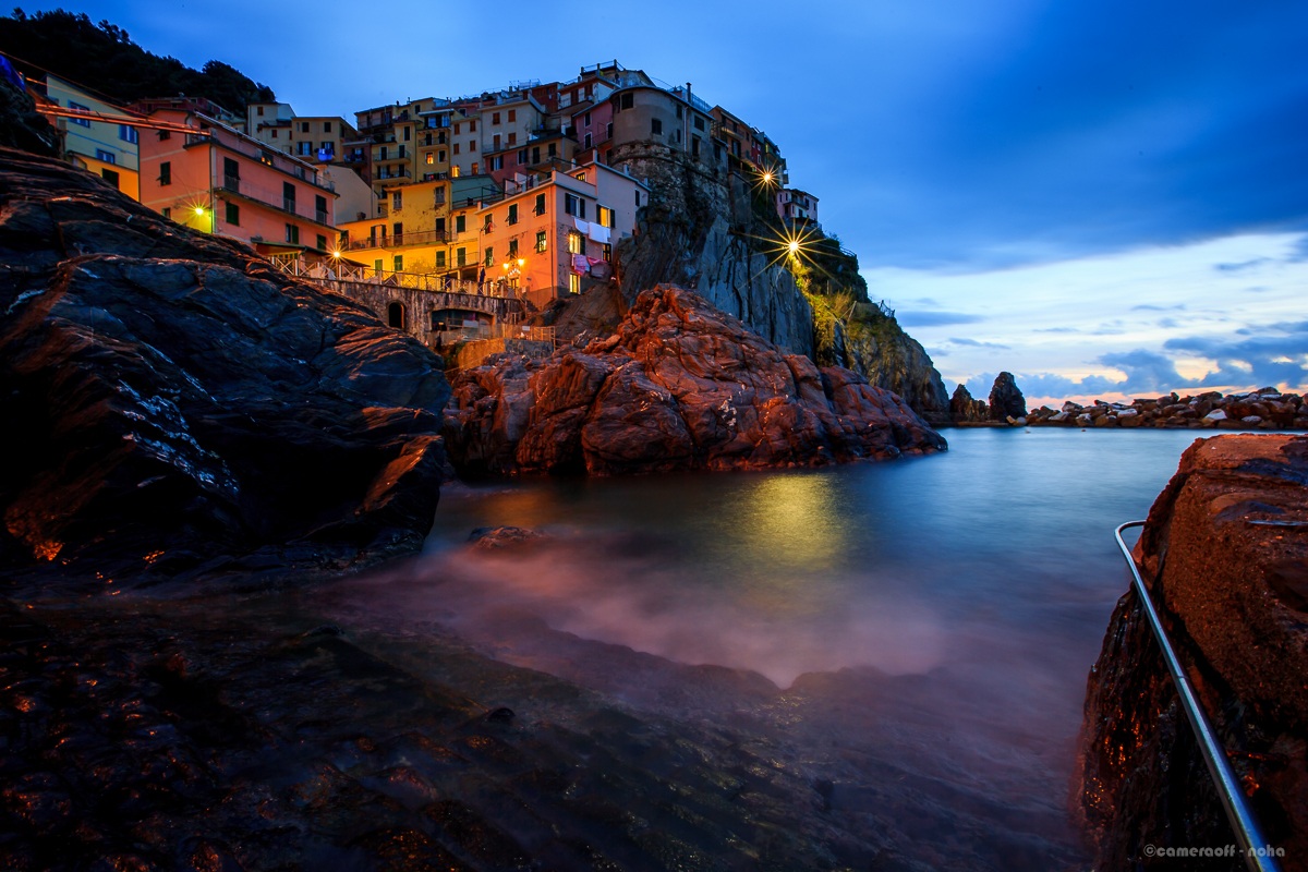 Manarola Notturno Gennaio 2014