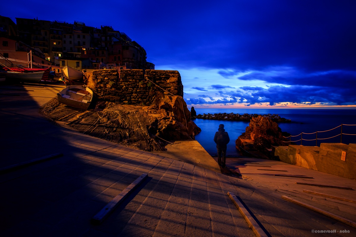 Manarola Notturno Gennaio 2014