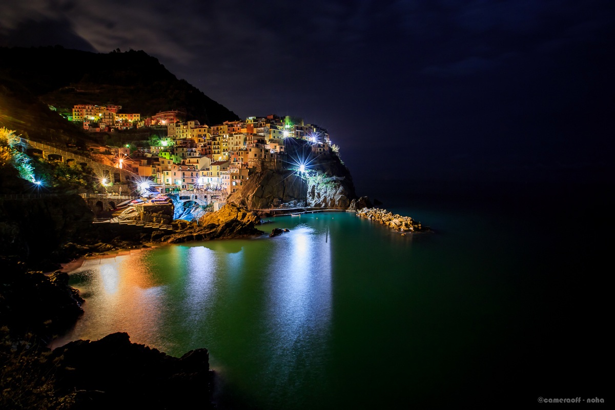 Manarola Notturno Gennaio 2014