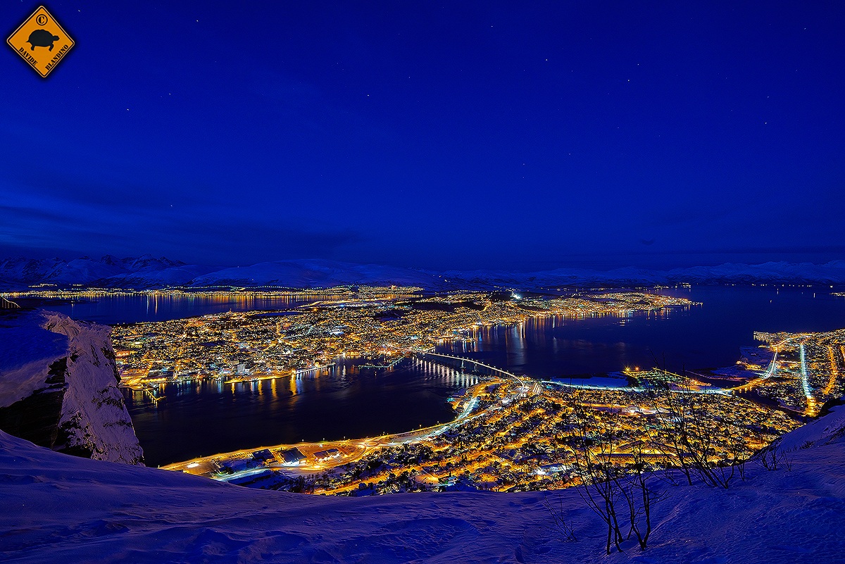 Tromso dall'alto