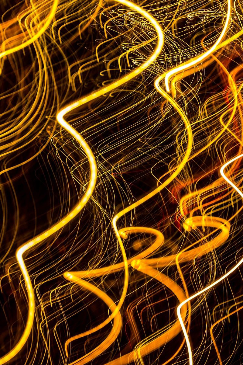 giocando con le luci dell'albero di natale 1