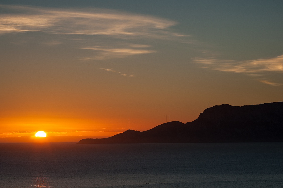 Sunrise at Tavolara.