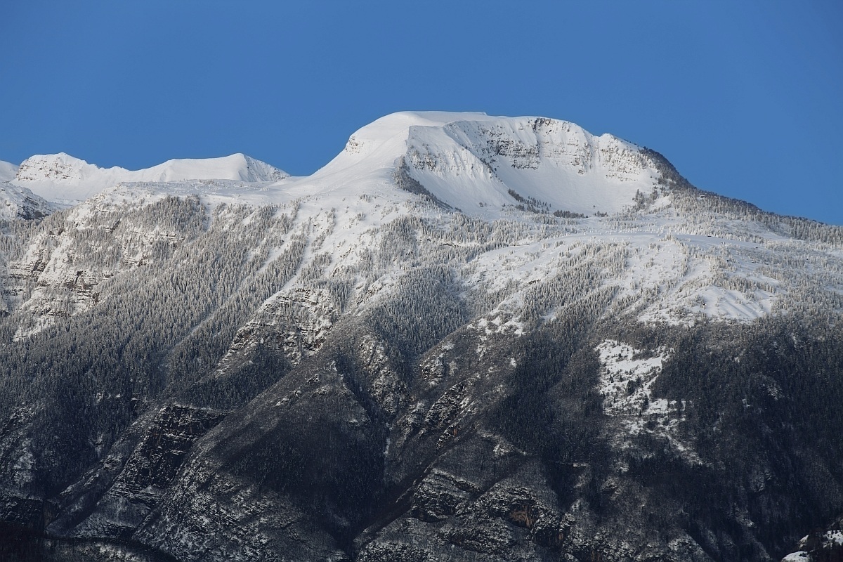 Monte Peller, the blue hour