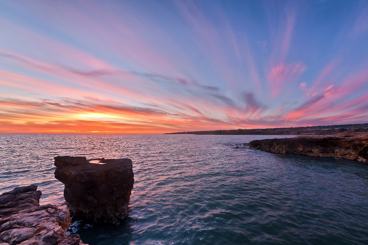 Nature paints .. man contemplates ..