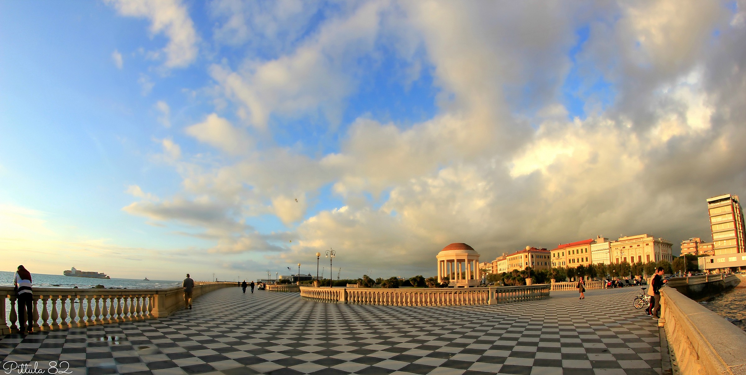 Sunset on the terrace