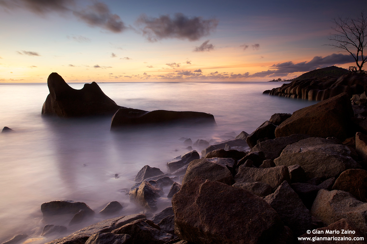Sunset in Praslin Island - Seychelles
