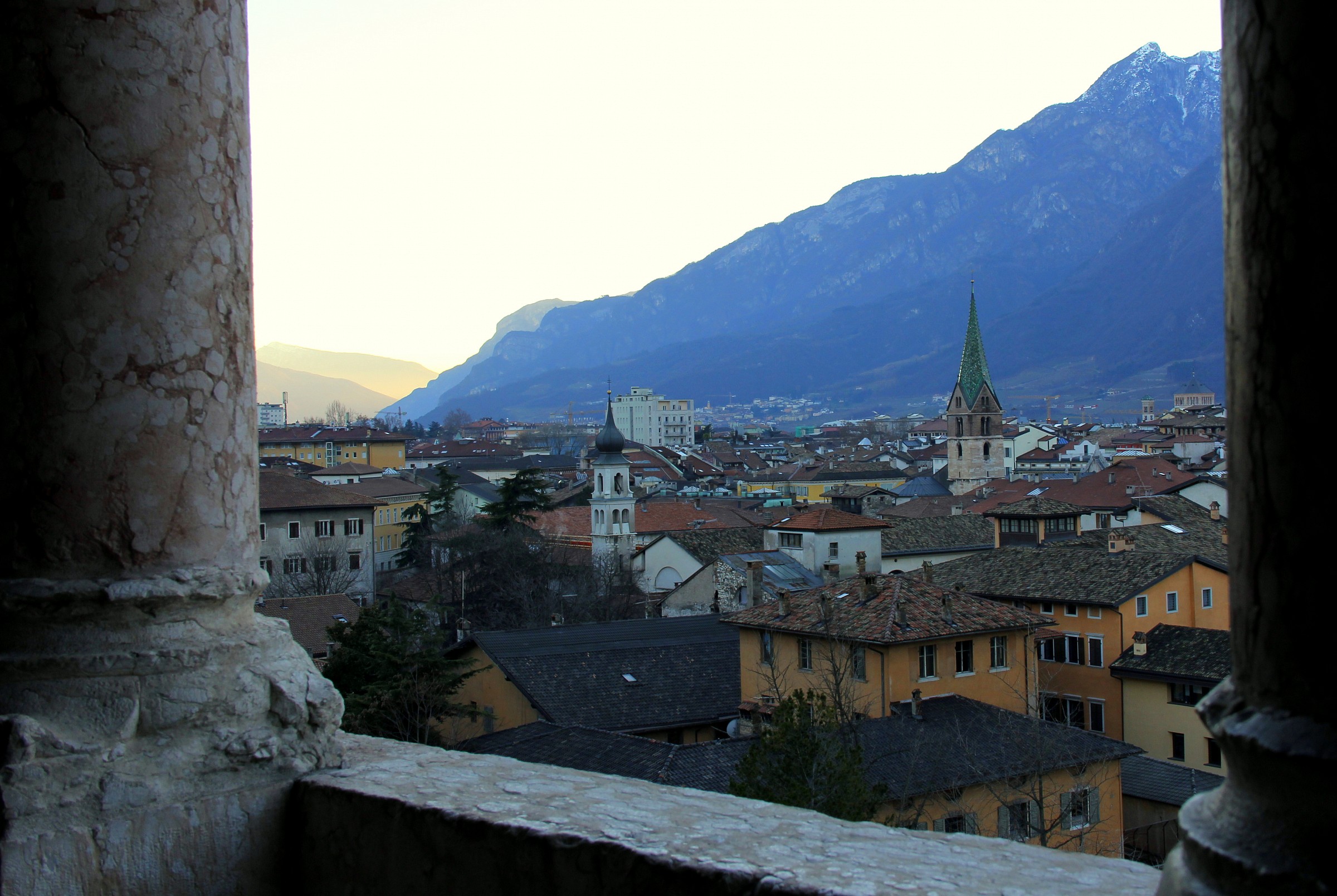 Veduta su Trento dal Castello