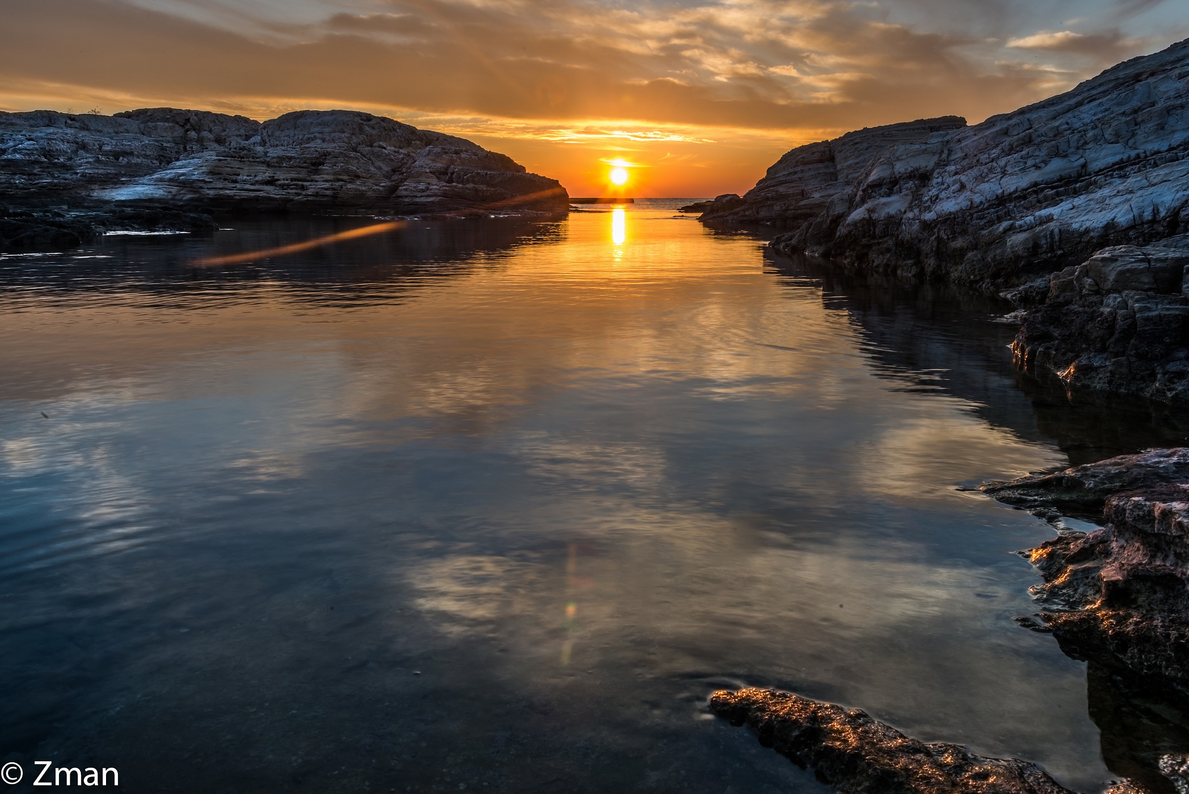 Sunset near Alrawoshe PiGEON rOCK