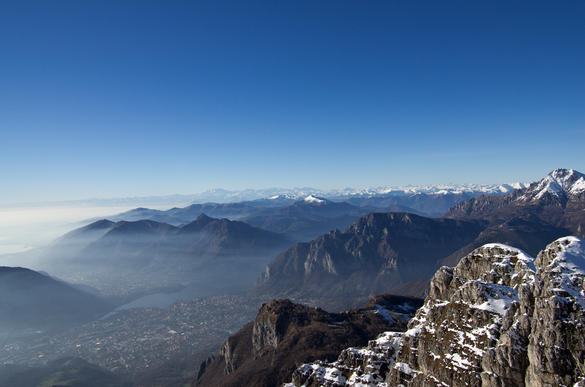 Panorama over Lecco